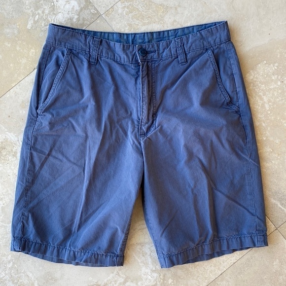 Calvin Klein Blue Stripe Bermuda Shorts - 30 - Picture 1 of 5
